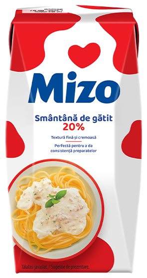 MIZO smântână de gătit  UHT 20% 200 ml